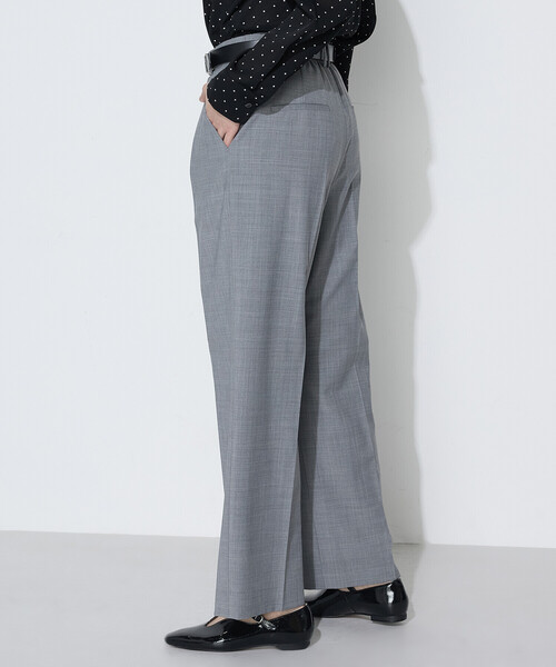 COMME CA(コムサ)の「【セットアップ対応】ストレッチトロ ワイドパンツ(その他パンツ・レディース・トップグレー/ブラック・9号/7号/11号)」の5枚目の写真