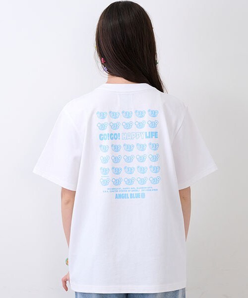 ナルミヤキャラクターズ(ナルミヤキャラクターズ)の「ナカムラくんキラキラストーンTシャツ(Tシャツ/カットソー・レディース・ホワイト/ブラック・F)」の19枚目の写真