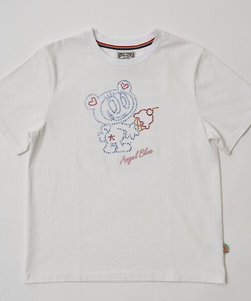 ナルミヤキャラクターズ(ナルミヤキャラクターズ)の「ナカムラくんキラキラストーンTシャツ(Tシャツ/カットソー・レディース・ホワイト/ブラック・F)」の20枚目の写真