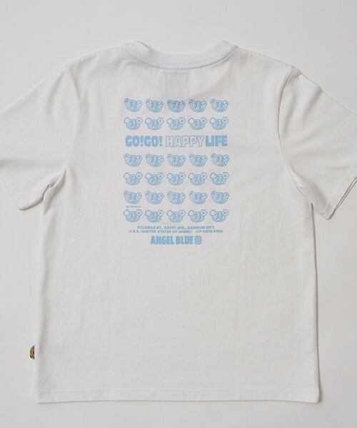 ナルミヤキャラクターズ(ナルミヤキャラクターズ)の「ナカムラくんキラキラストーンTシャツ(Tシャツ/カットソー・レディース・ホワイト/ブラック・F)」の6枚目の写真