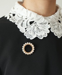 ammy.（エイミードット）の「【 ammy. / エイミードット 】 パール & ビジュー ブローチ（ブローチ/コサージュ）」