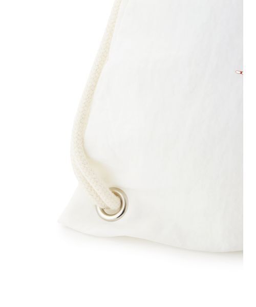 SNIDEL（スナイデル）の「タイプナップサック（バックパック/リュック・レディース・ホワイト/ダークネイビー/オレンジ・F）」の10枚目の写真