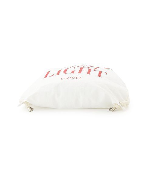 SNIDEL（スナイデル）の「タイプナップサック（バックパック/リュック・レディース・ホワイト/ダークネイビー/オレンジ・F）」の12枚目の写真