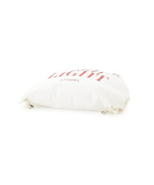 SNIDEL（スナイデル）の「タイプナップサック（バックパック/リュック・レディース・ホワイト/ダークネイビー/オレンジ・F）」の13枚目の写真