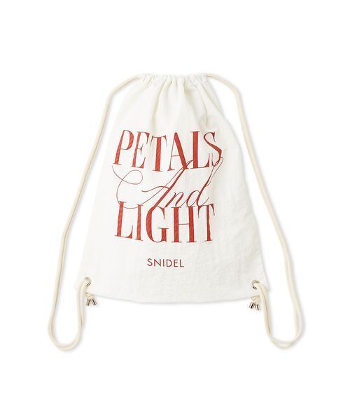 SNIDEL（スナイデル）の「タイプナップサック（バックパック/リュック・レディース・ホワイト/ダークネイビー/オレンジ・F）」の16枚目の写真