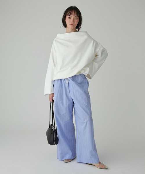 BABYLONE（バビロン）の「ストライプパンツ（その他パンツ・レディース・ベージュ/サックスブルー・フリー）」の12枚目の写真