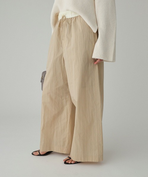 BABYLONE（バビロン）の「ストライプパンツ（その他パンツ・レディース・ベージュ/サックスブルー・フリー）」の17枚目の写真