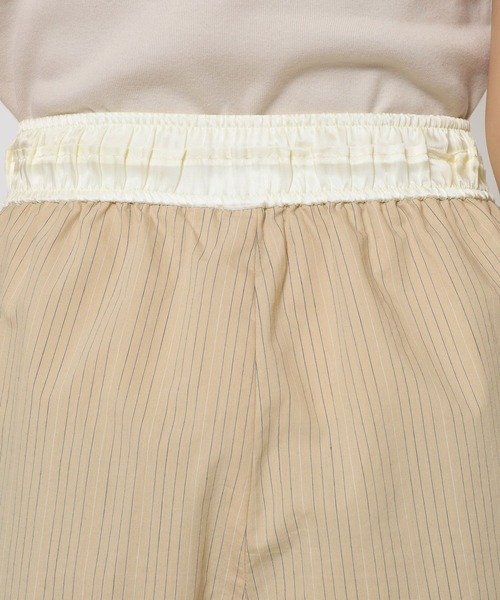 BABYLONE（バビロン）の「ストライプパンツ（その他パンツ・レディース・ベージュ/サックスブルー・フリー）」の6枚目の写真