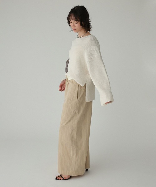 BABYLONE（バビロン）の「ストライプパンツ（その他パンツ・レディース・ベージュ/サックスブルー・フリー）」の22枚目の写真