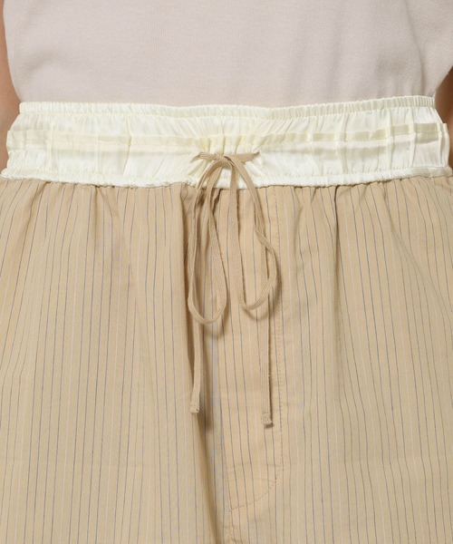 BABYLONE（バビロン）の「ストライプパンツ（その他パンツ・レディース・ベージュ/サックスブルー・フリー）」の3枚目の写真