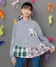 iS ScoLar | 553276：チェック切替シャツ(シャツ/ブラウス)