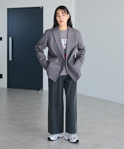 ストライプダブルジャケット◇（テーラードジャケット）｜CRAFT