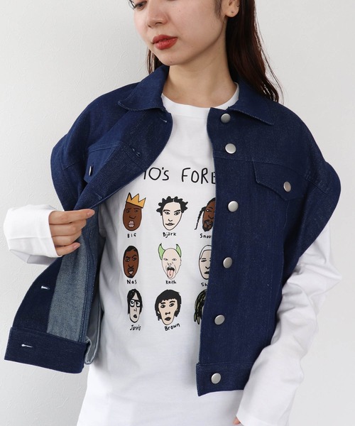 Cepica（セピカ）の「【BLACK SCORE】HERO EDIT 90S UNISEX LONG T（Tシャツ/カットソー・レディース・ホワイト・FREE）」の5枚目の写真