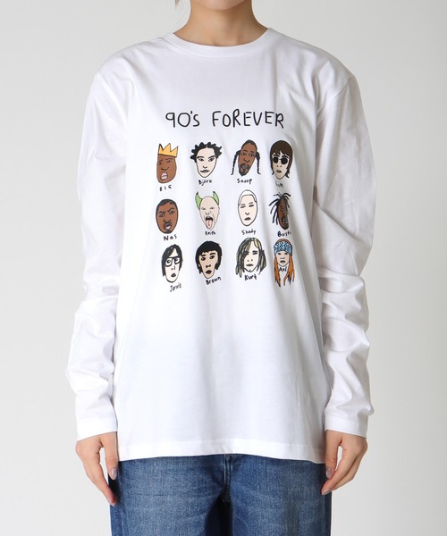 Cepica（セピカ）の「【BLACK SCORE】HERO EDIT 90S UNISEX LONG T（Tシャツ/カットソー・レディース・ホワイト・FREE）」の6枚目の写真