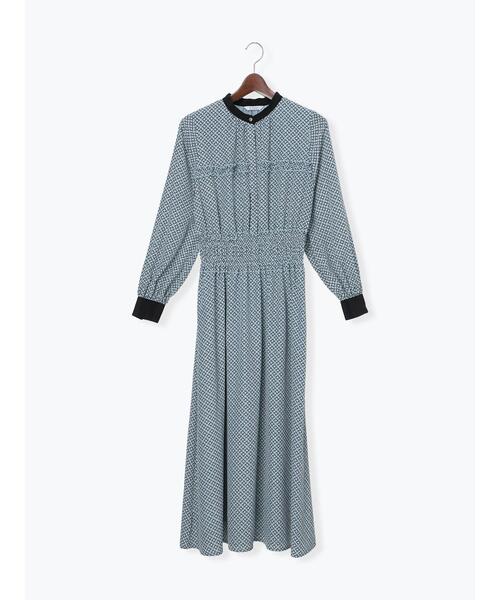 Te chichi(テチチ)の「バイカラーシャーリングワンピース(ワンピース・レディース・ブルー/ベージュ/ネイビー・F)」の20枚目の写真