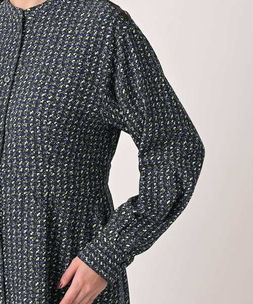 UNTITLED(アンタイトル)の「【洗える/きれいめ】クラシカルツイードワンピース(ワンピース・レディース・ブラック系/ブルー系その他2・02/01/00/50/48/46/44/42/04/03)」の17枚目の写真