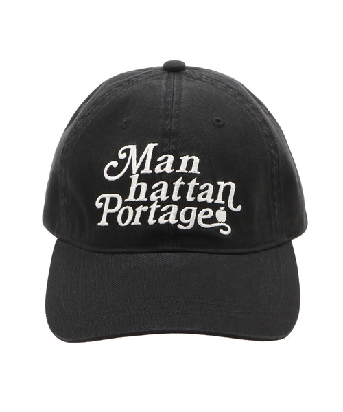 Manhattan Portage（マンハッタンポーテージ）の「Logo Emb 6Pcap（キャップ・メンズ・ブラック/ベージュ・FREE）」の3枚目の写真