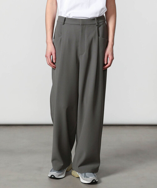 GYMPHLEX（ジムフレックス）の「Gymphlex | タック ワイドイージーパンツ MEN（その他パンツ・メンズ・ベージュ/グレー/ブラック・L/M）」の3枚目の写真