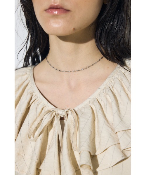 AZUL by moussy(アズールバイマウジー)の「ツイストチェーンネックレス(ネックレス・レディース・ゴールド/シルバー・FREE)」の3枚目の写真