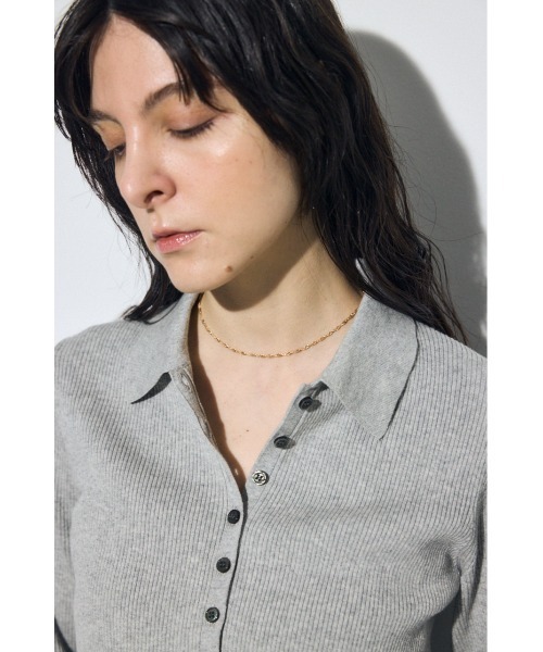 AZUL by moussy(アズールバイマウジー)の「ツイストチェーンネックレス(ネックレス・レディース・ゴールド/シルバー・FREE)」の9枚目の写真