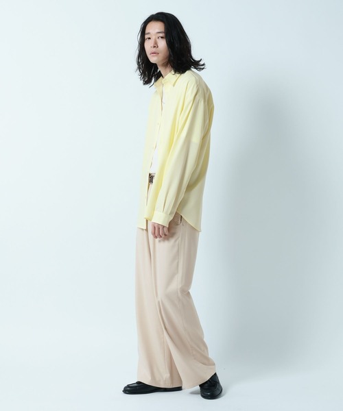 RAGEBLUE（レイジブルー）の「TR Buggy Wide Slacks/バギーワイドスラックス（スラックス・メンズ・ブラック/その他19/キャメル/オフホワイト・SMALL/LARGE/MEDIUM）」の18枚目の写真