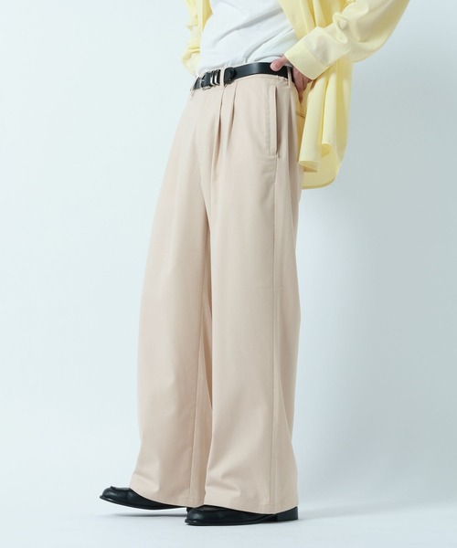 RAGEBLUE（レイジブルー）の「TR Buggy Wide Slacks/バギーワイドスラックス（スラックス・メンズ・ブラック/その他19/キャメル/オフホワイト・SMALL/LARGE/MEDIUM）」の22枚目の写真