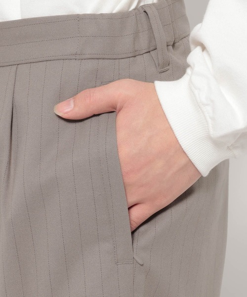 RAGEBLUE（レイジブルー）の「TR Buggy Wide Slacks/バギーワイドスラックス（スラックス・メンズ・ブラック/その他19/キャメル/オフホワイト・SMALL/LARGE/MEDIUM）」の9枚目の写真