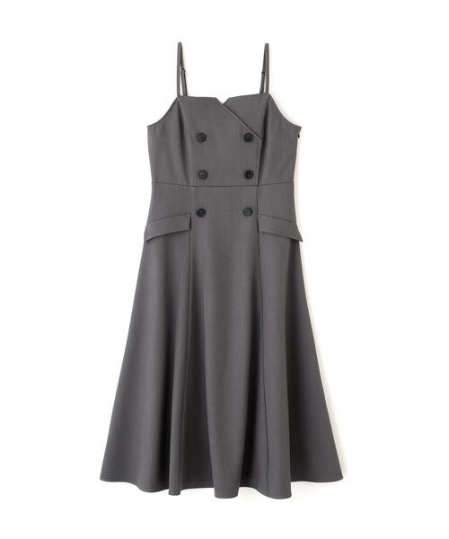 PROPORTION BODY DRESSING（プロポーションボディドレッシング）の「トレンチジャンスカ / 1216140302（ジャンパースカート・レディース・ダークグレー/ベージュ・P/S/MEDIUM）」の3枚目の写真