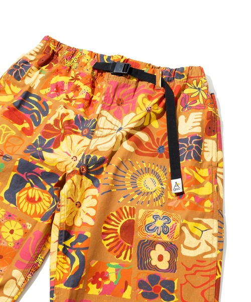 go slow caravan（ゴースローキャラバン）の「タイプライター 総柄プリント ハイクパンツ（その他パンツ・メンズ・オレンジ/ネイビー/パープル系その他/ブラック・X-LARGE/LARGE/MEDIUM）」の5枚目の写真