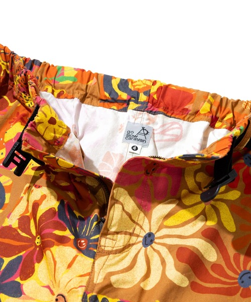 go slow caravan（ゴースローキャラバン）の「タイプライター 総柄プリント ハイクパンツ（その他パンツ・メンズ・オレンジ/ネイビー/パープル系その他/ブラック・X-LARGE/LARGE/MEDIUM）」の7枚目の写真