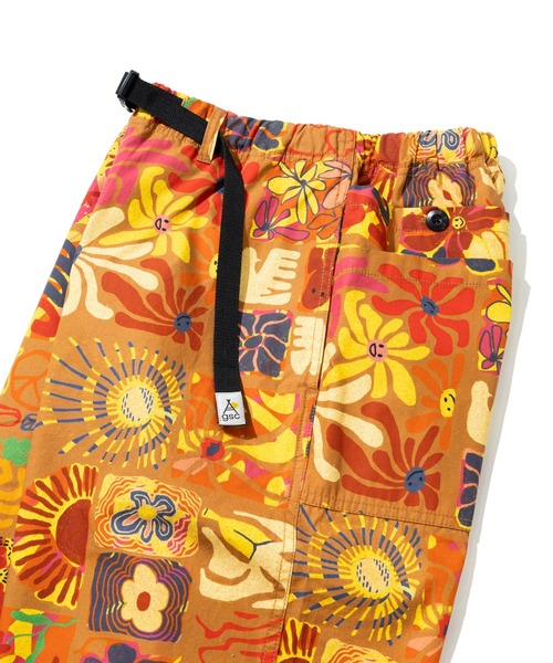 go slow caravan（ゴースローキャラバン）の「タイプライター 総柄プリント ハイクパンツ（その他パンツ・メンズ・オレンジ/ネイビー/パープル系その他/ブラック・X-LARGE/LARGE/MEDIUM）」の9枚目の写真