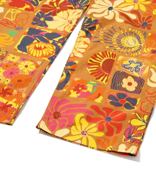 go slow caravan（ゴースローキャラバン）の「タイプライター 総柄プリント ハイクパンツ（その他パンツ・メンズ・オレンジ/ネイビー/パープル系その他/ブラック・X-LARGE/LARGE/MEDIUM）」の10枚目の写真