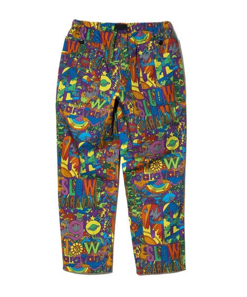 go slow caravan（ゴースローキャラバン）の「タイプライター 総柄プリント ハイクパンツ（その他パンツ・メンズ・オレンジ/ネイビー/パープル系その他/ブラック・X-LARGE/LARGE/MEDIUM）」の20枚目の写真