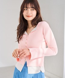 31 Sons de mode | 2026春夏新作 レイヤードカラーニット(ニット/セーター)