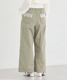 earth music&ecology | ポケットレースカラーパンツ(デニムパンツ)