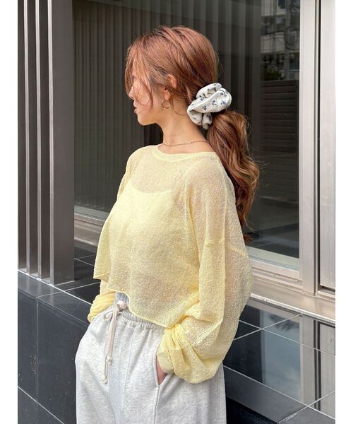 Ungrid（アングリッド）の「【WEB限定】FAITH別注 シュシュ（シュシュ・レディース・その他1/アイボリー/チャコールグレー・FREE）」の9枚目の写真