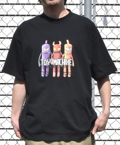 TOY　MACHINE（トイ　マシーン）の「TOY MACHINE/トイマシーン 半袖 Tシャツ PUPPET SS TEE MTMSGST3（Tシャツ/カットソー・メンズ・ホワイト/チャコールグレー/ブラック・XL/L/M）」の3枚目の写真