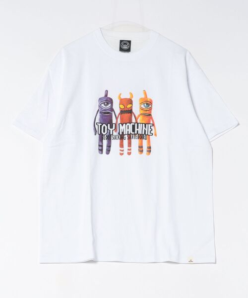 TOY　MACHINE（トイ　マシーン）の「TOY MACHINE/トイマシーン 半袖 Tシャツ PUPPET SS TEE MTMSGST3（Tシャツ/カットソー・メンズ・ホワイト/チャコールグレー/ブラック・XL/L/M）」の10枚目の写真
