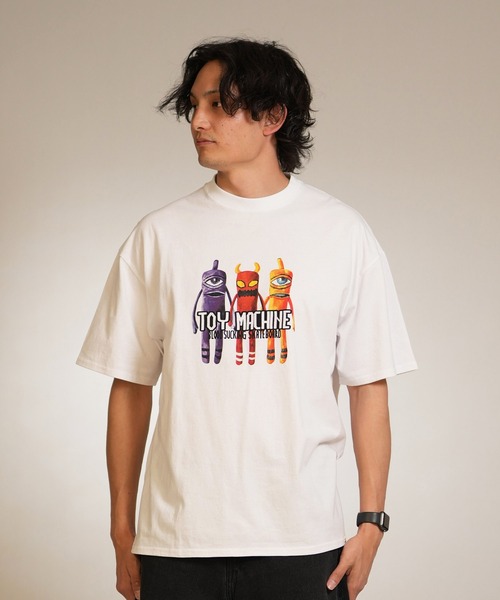 TOY　MACHINE（トイ　マシーン）の「TOY MACHINE/トイマシーン 半袖 Tシャツ PUPPET SS TEE MTMSGST3（Tシャツ/カットソー・メンズ・ホワイト/チャコールグレー/ブラック・XL/L/M）」の5枚目の写真