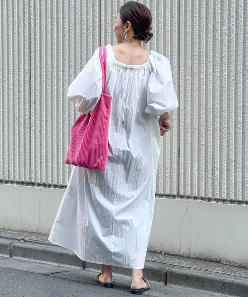 grace grace （グラスグラス）の「【grace grace/グラスグラス】グラスケパイルバッグ-M（トートバッグ・レディース・カーキブラウン/ベージュ系その他/ピンク系その他・FREE）」の6枚目の写真