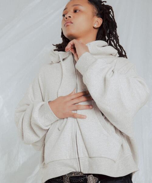 FR(13)NDS（フレンズ）の「FR(13)NDS /フレンズ/Waffle Hoodie（パーカー・メンズ・ホワイト系2/ブラック・L/M）」の10枚目の写真