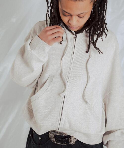 FR(13)NDS（フレンズ）の「FR(13)NDS /フレンズ/Waffle Hoodie（パーカー・メンズ・ホワイト系2/ブラック・L/M）」の11枚目の写真