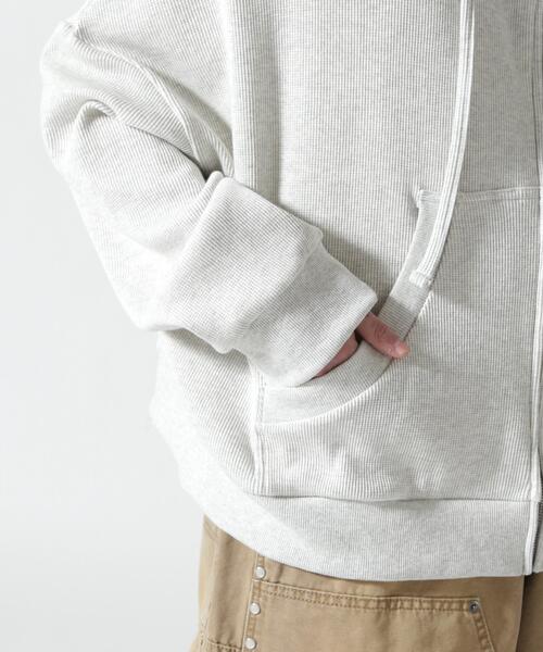 FR(13)NDS（フレンズ）の「FR(13)NDS /フレンズ/Waffle Hoodie（パーカー・メンズ・ホワイト系2/ブラック・L/M）」の4枚目の写真