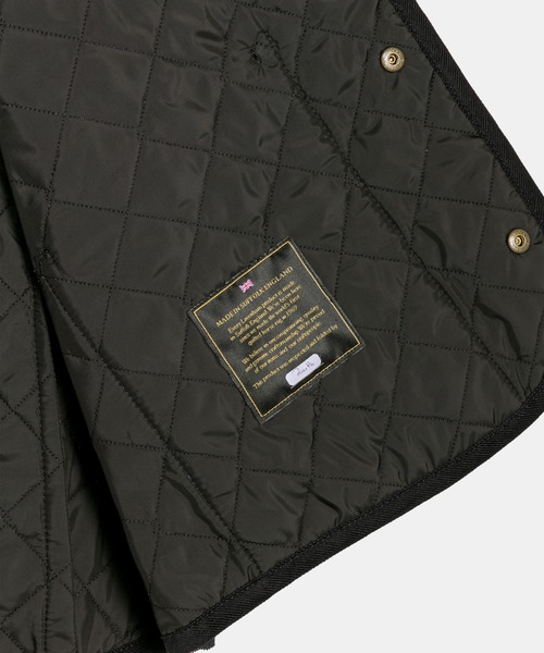 LAVENHAM(ラベンハム)の「Black Edition Brushed MS Cocoon Thornham Womens / ブラック エディション ブラッシュド エムエス コクーン ソーンハム ウィメンズ(ベスト・レディース・ブラウン/ブラック・6/8/10/12)」の7枚目の写真