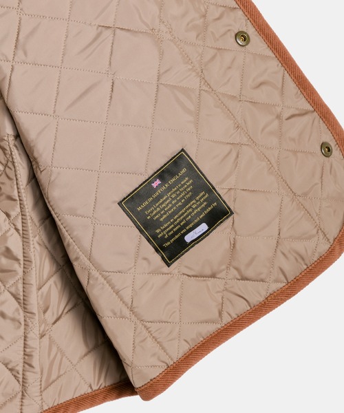 LAVENHAM(ラベンハム)の「Black Edition Brushed MS Cocoon Thornham Womens / ブラック エディション ブラッシュド エムエス コクーン ソーンハム ウィメンズ(ベスト・レディース・ブラウン/ブラック・6/8/10/12)」の12枚目の写真