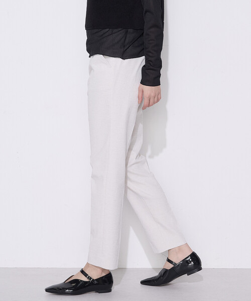 COMME CA（コムサ）の「ドライオックス テーパードパンツ（その他パンツ・レディース・ブルー/キナリ・11号/7号/9号）」の6枚目の写真