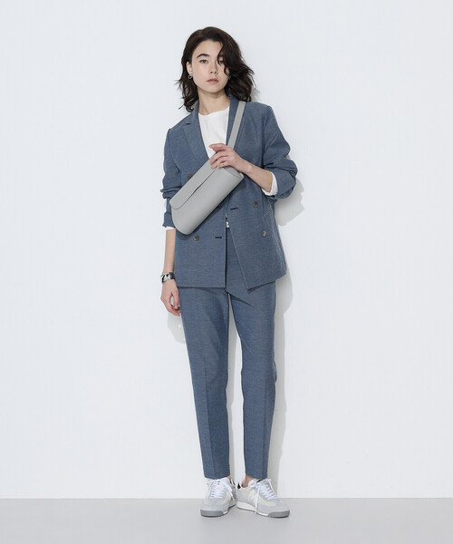COMME CA（コムサ）の「ドライオックス テーパードパンツ（その他パンツ・レディース・ブルー/キナリ・11号/7号/9号）」の9枚目の写真
