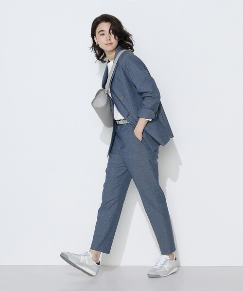 COMME CA（コムサ）の「ドライオックス テーパードパンツ（その他パンツ・レディース・ブルー/キナリ・11号/7号/9号）」の10枚目の写真