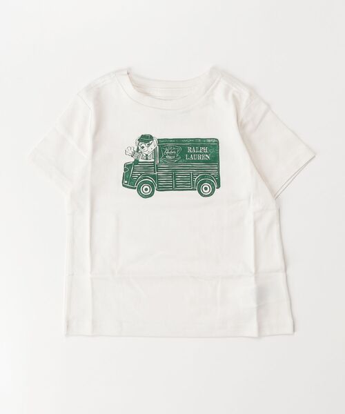 POLO RALPH LAUREN CHILDRENSWEAR(ポロ ラルフ ローレン チルドレンズウェア)の「Ralph's Coffee Polo ベア Tシャツ(Tシャツ/カットソー・キッズ・ホワイト・3/6/4/7)」の3枚目の写真