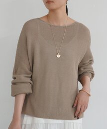 LOUNGEDRESS | 2WAYギマコットンニット(ニット/セーター)